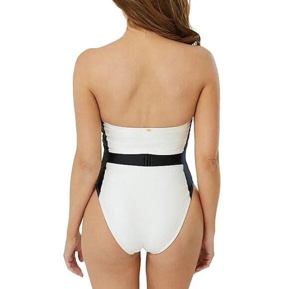 PQ X Haleyy Baylee Haley Belted One Piece in Milano Medium Womens Swimsuit - Picture 10 of 13